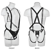 Strap On Dildo Two Cocks One Hole - 28 cm Suspender - Cake Sex Shop 2